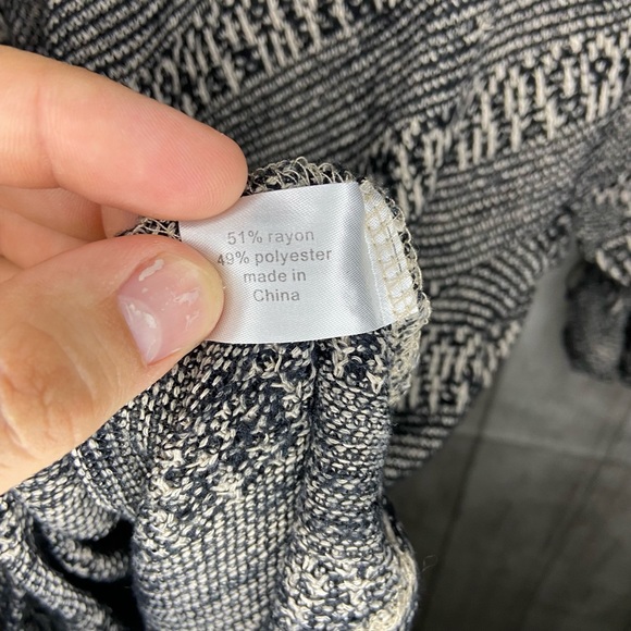 Lane Bryant Gray and Black Knit Top - Picture 3 of 6